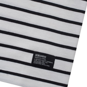 T-Shirt Stripe ORCHARD WHITE BLACK