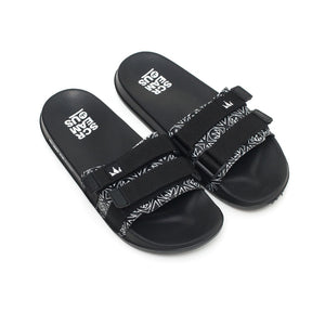 Slippers Sandals CHEVRON BLACK