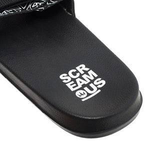 Slippers Sandals CHEVRON BLACK