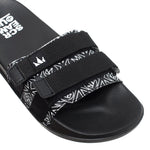 Load image into Gallery viewer, Slippers Sandals CHEVRON BLACK
