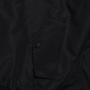 Bomber Canvas Jacket STENCIL BLACK