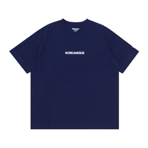 T-Shirt OVERSIZED LEGEND TINY WHITE NAVY BLUE