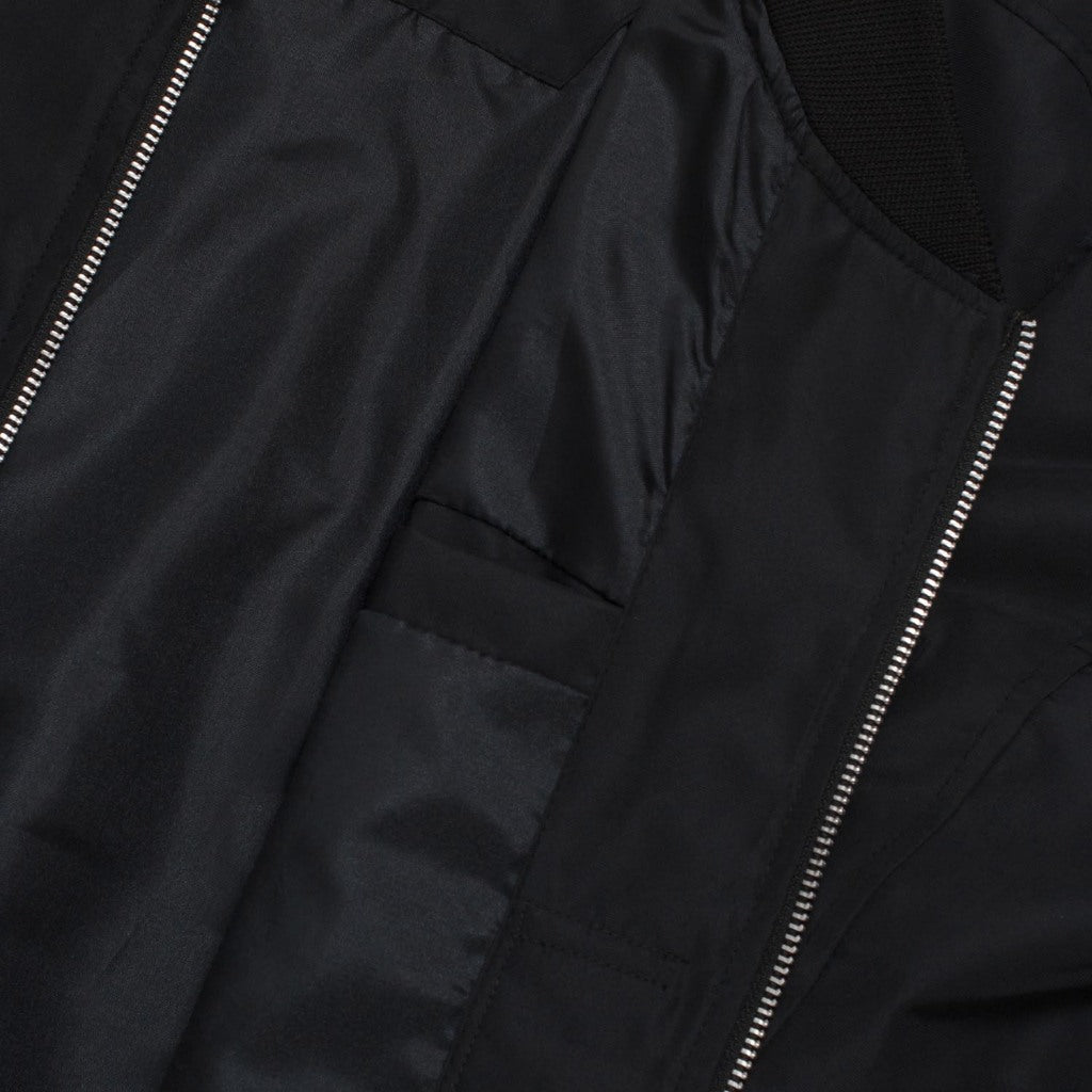 Bomber Canvas Jacket STENCIL BLACK