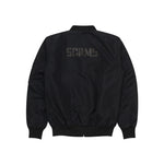 Load image into Gallery viewer, Bomber Canvas Jacket STENCIL BLACK
