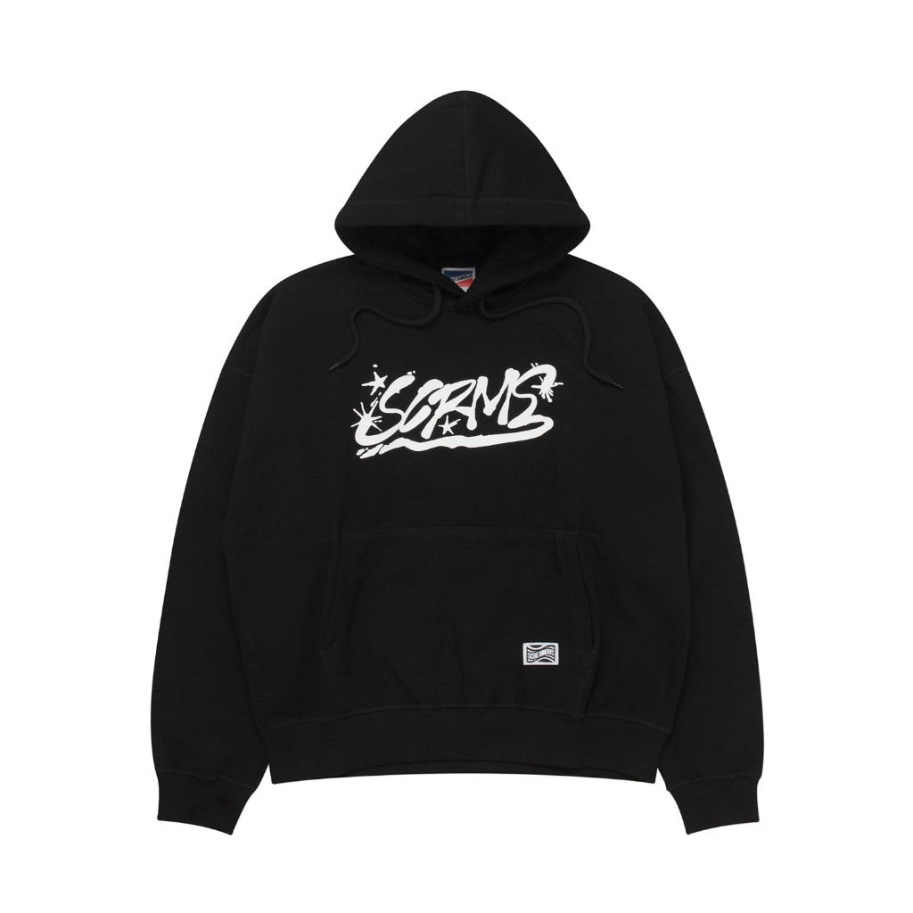 Pullover Hoodie Oversize MAZE BLACK