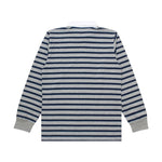 Load image into Gallery viewer, Longsleeves Polo Shirt Rugby Stripe LUTHES MISTY NAVY
