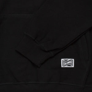 Pullover Hoodie Oversize MAZE BLACK