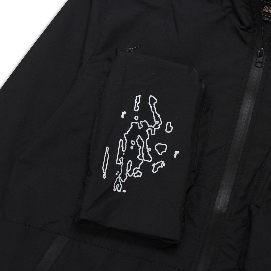 Anorak Jacket ENIGMATIC APEX FLAKE BLACK